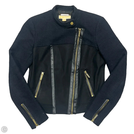Jacket Moto By Michael By Michael Kors In Black, Size: S