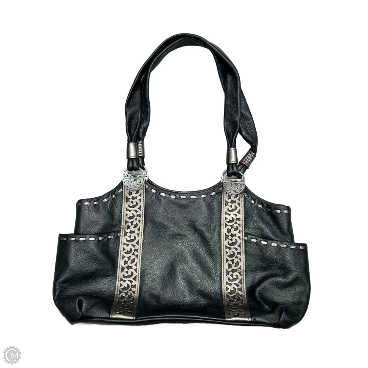 Handbag Leather By Brighton, Size: Small