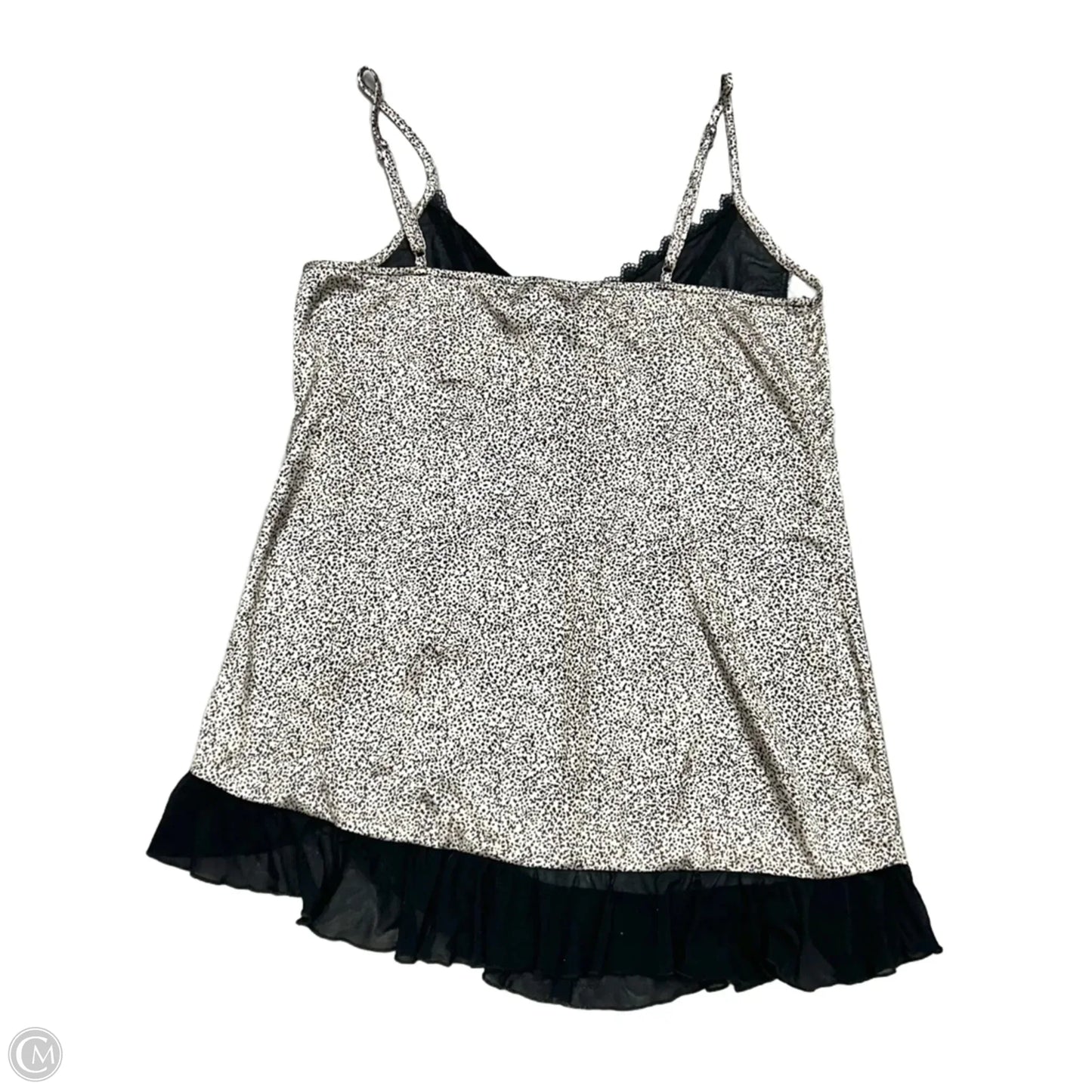 Dress Casual Short By Anthropologie In Black & Cream, Size: Xl