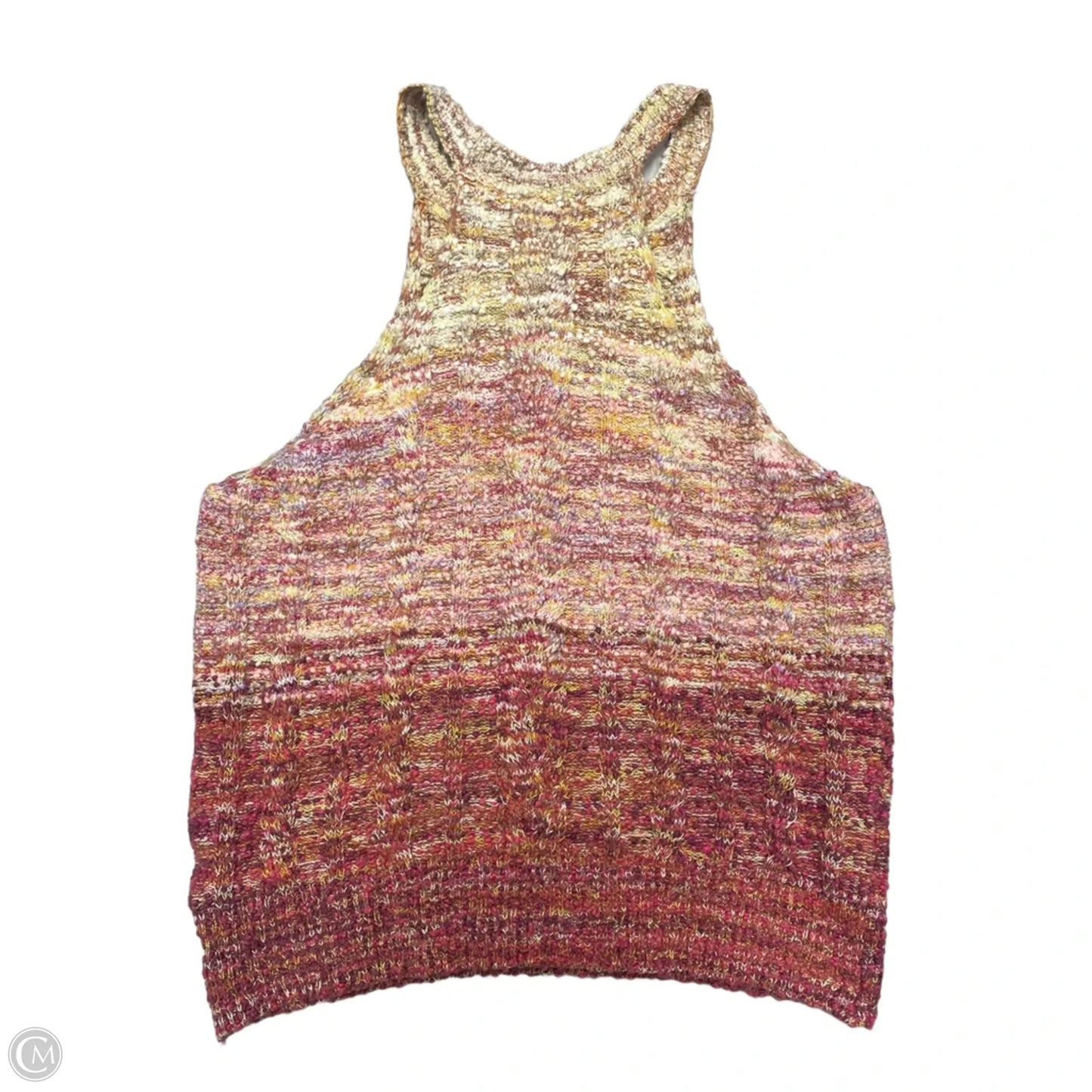 Top Sleeveless By Pilcro In Cream & Pink, Size: S