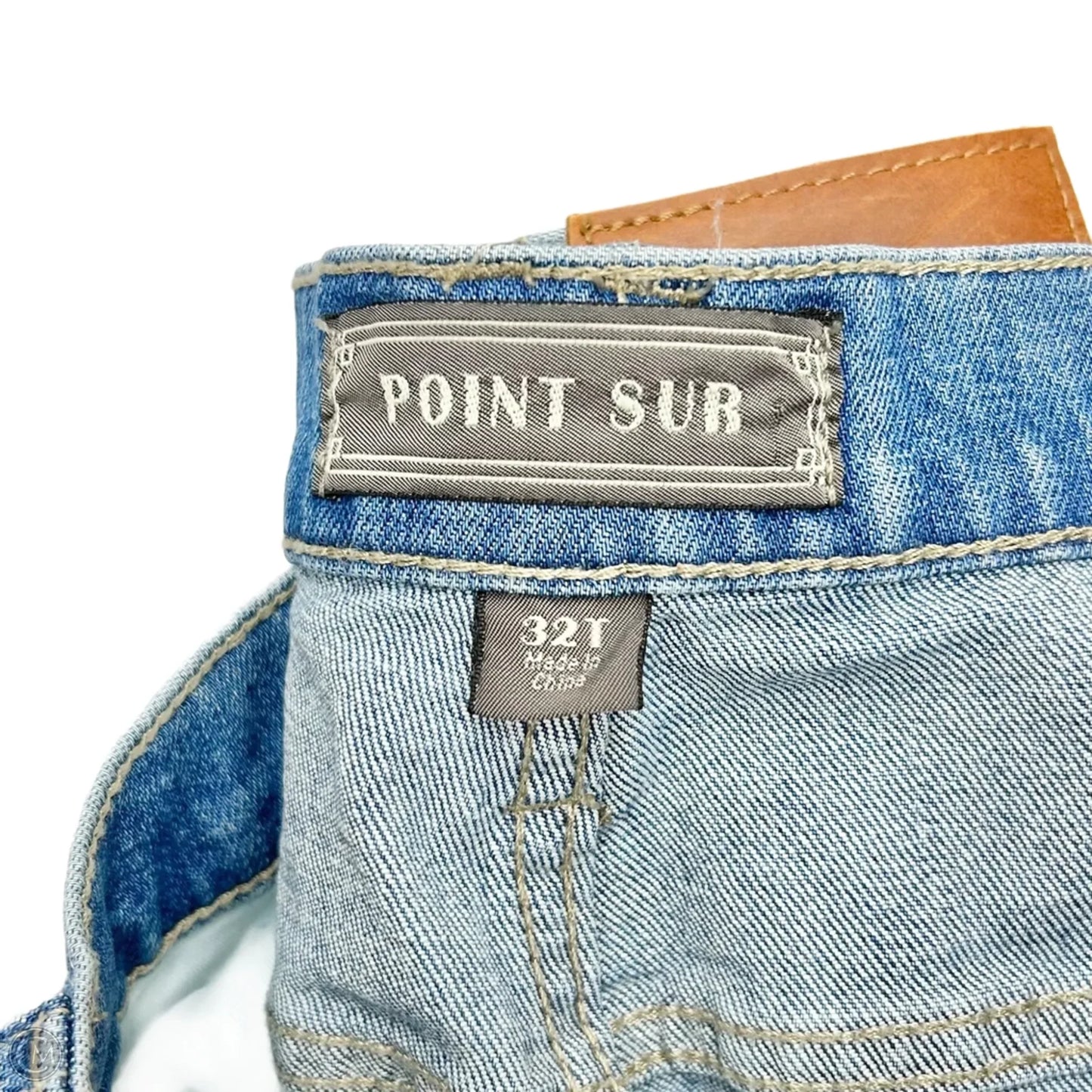 Jeans Straight By Point Sur In Blue Denim, Size: 14l