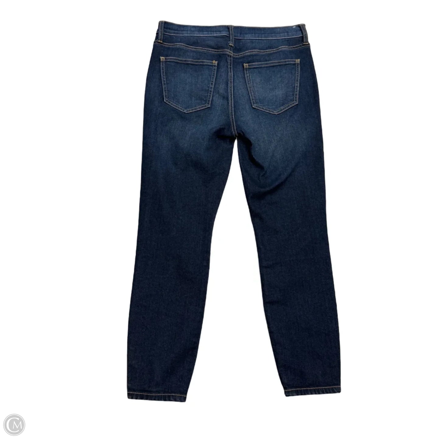 Jeans Straight By Current Elliott In Blue & White, Size: 6
