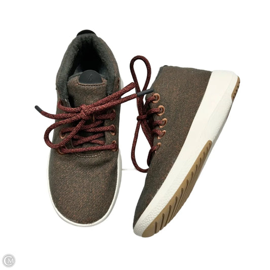 Shoes Sneakers By Allbirds In Grey & Orange, Size: 5