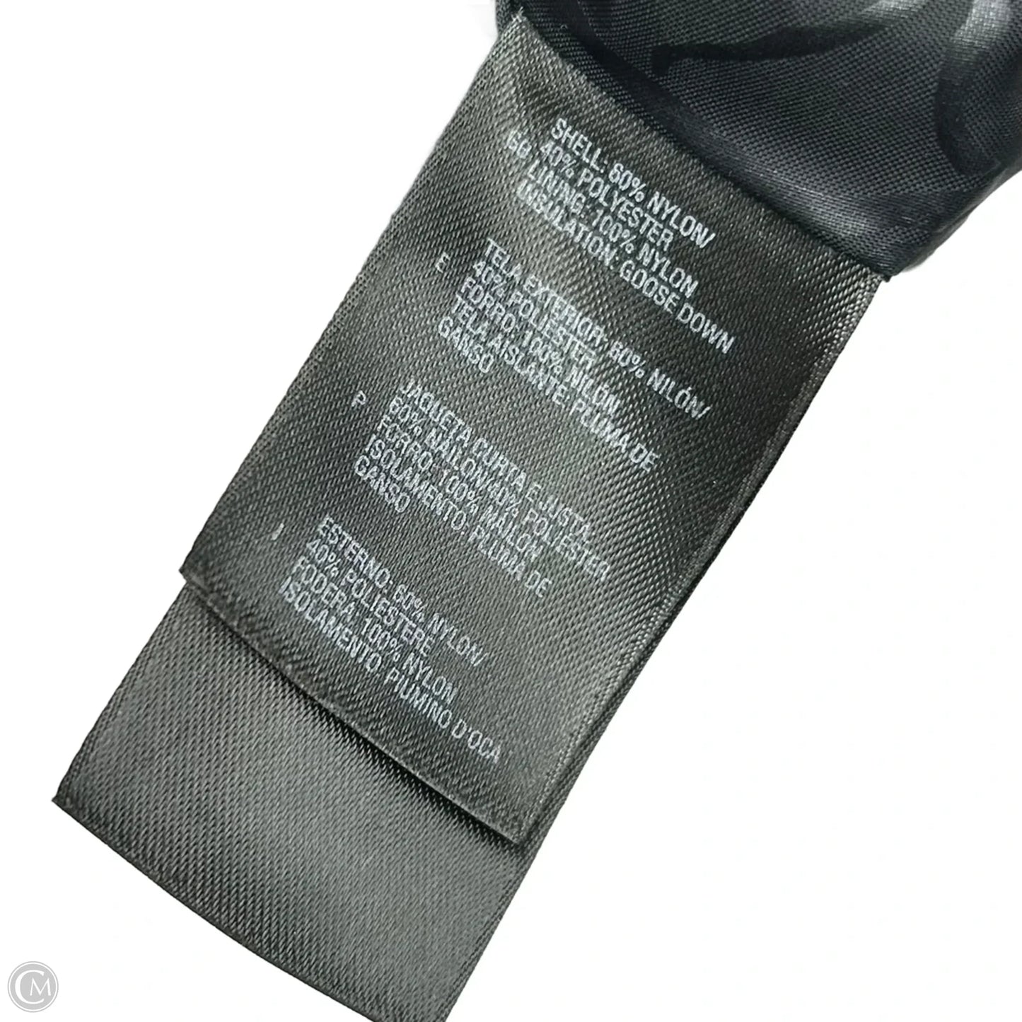 Coat Puffer & Quilted By The North Face In Black & Grey, Size: M