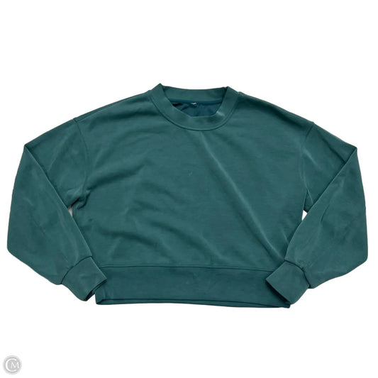 Athletic Sweatshirt Collar By Lululemon In Teal, Size: Xs