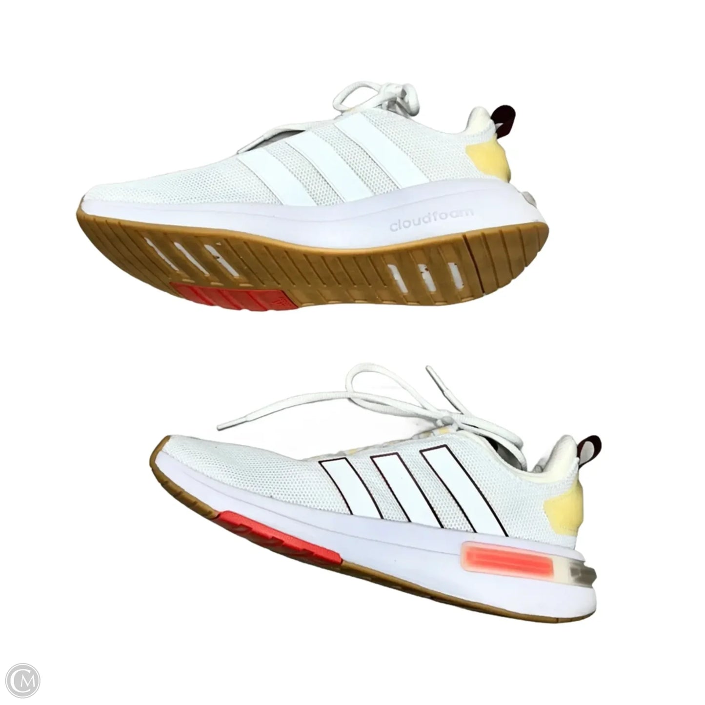 Shoes Athletic By Adidas In White, Size: 9.5