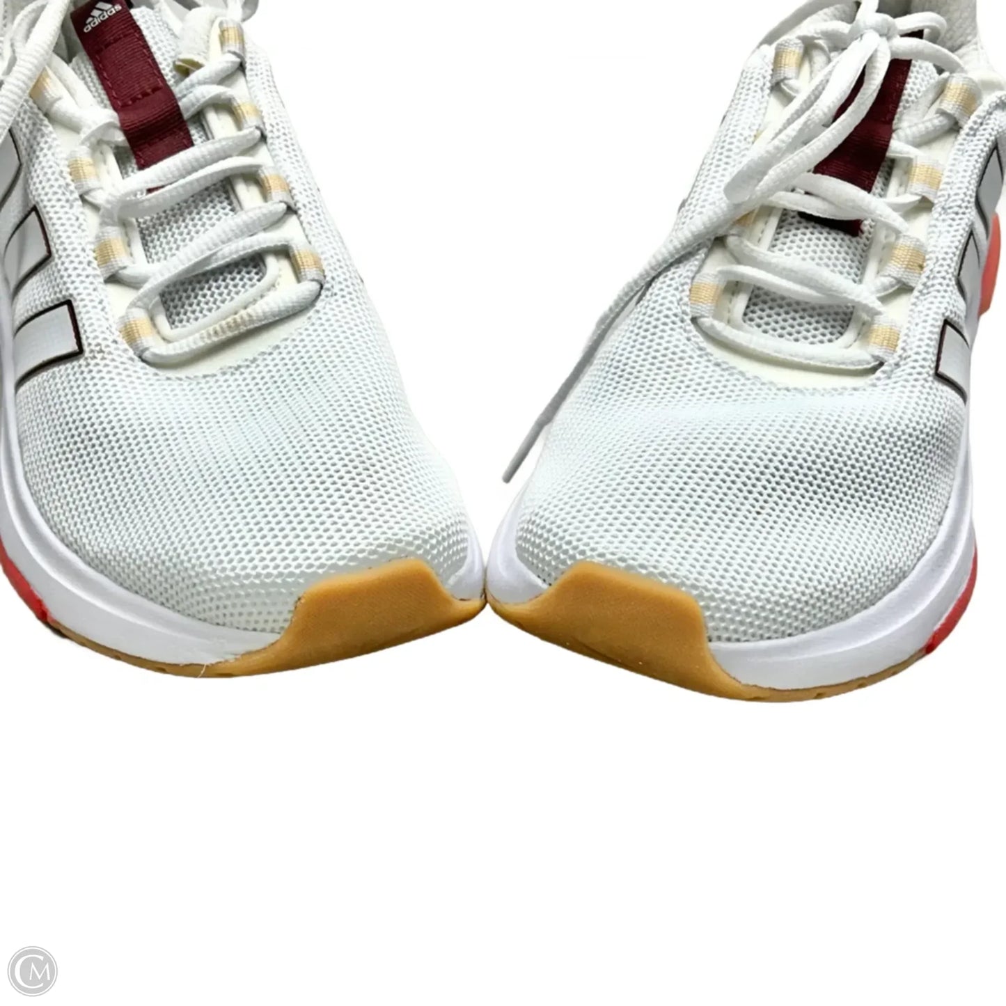 Shoes Athletic By Adidas In White, Size: 9.5