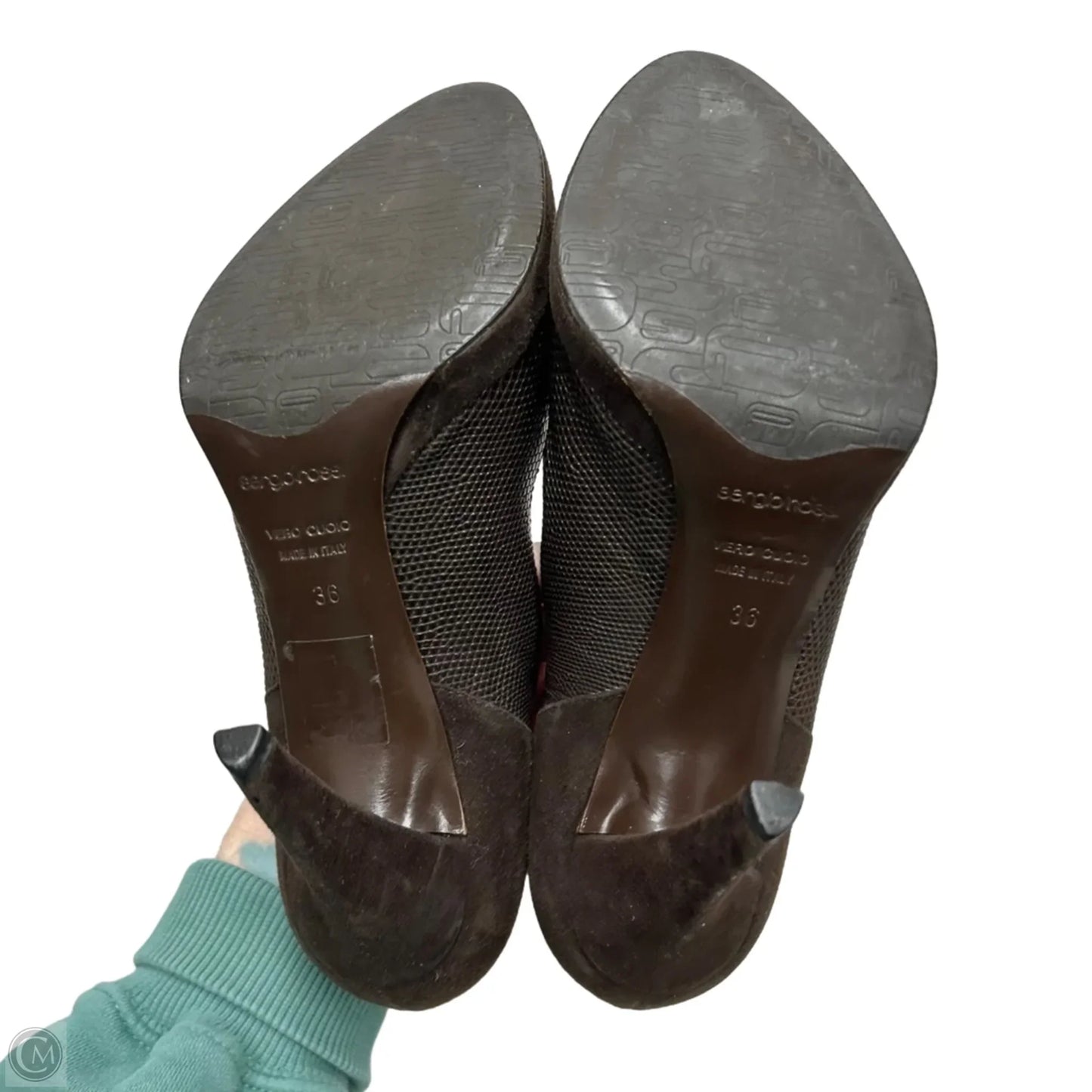 Shoes Designer By Sergio Rossi In Brown, Size: 5.5