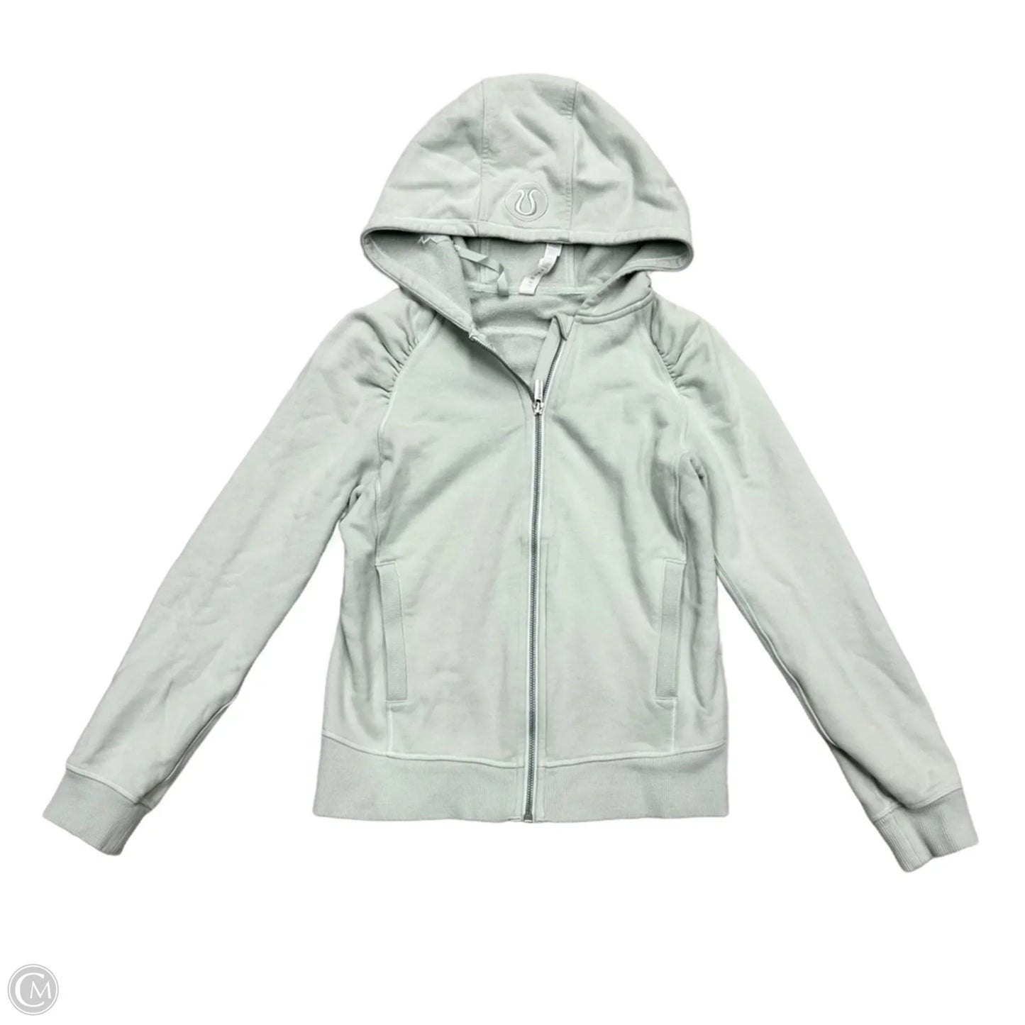 Athletic Jacket By Lululemon In Pale Mint, Size: S