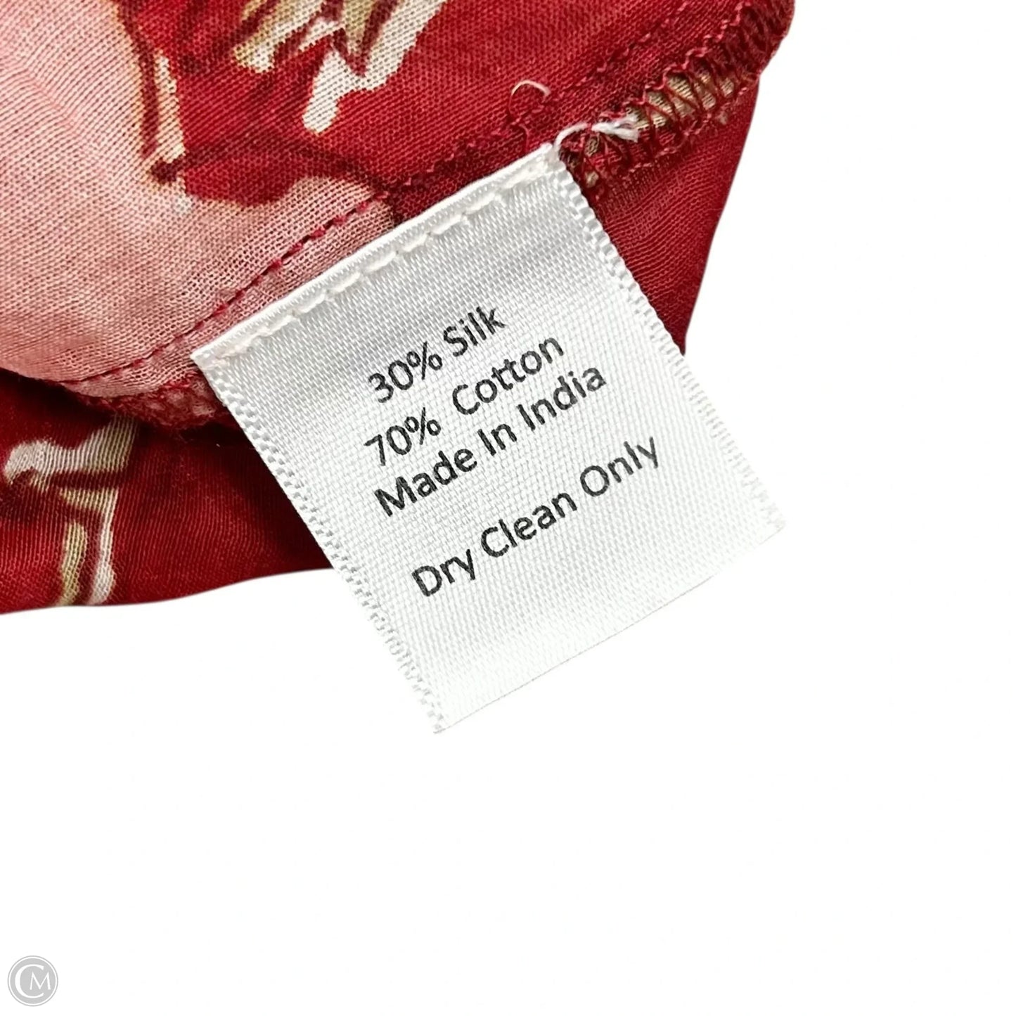 Top Sleeveless By Bell In Gold & Red, Size: S