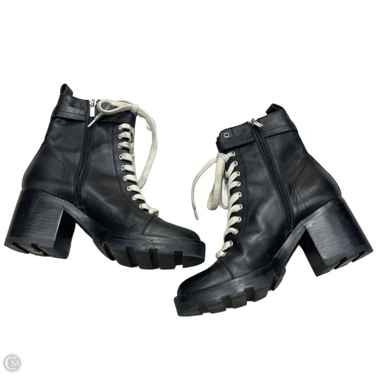 Boots Ankle Heels By Marc Fisher In Black, Size: 9