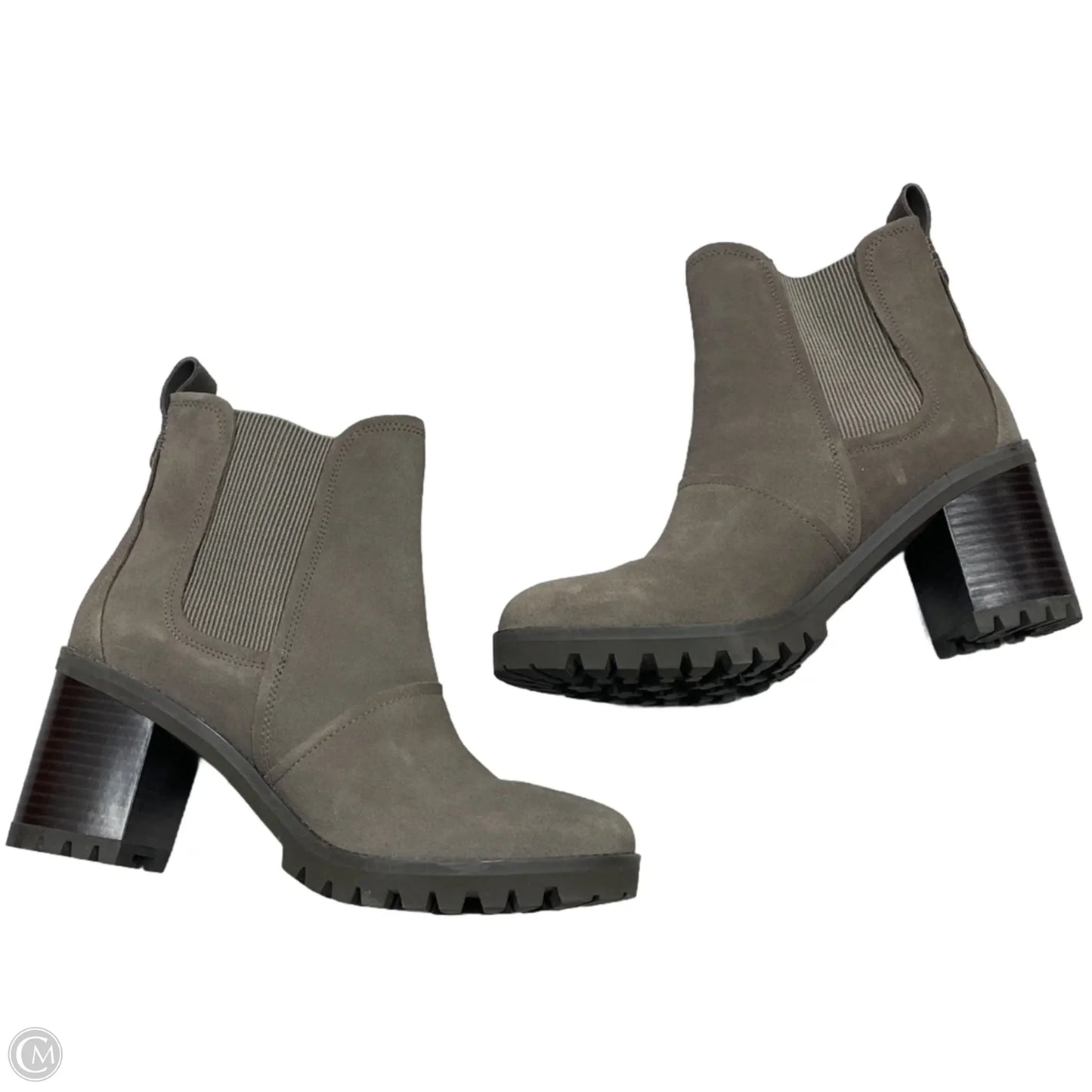 Boots Designer By Ugg In Grey, Size: 10