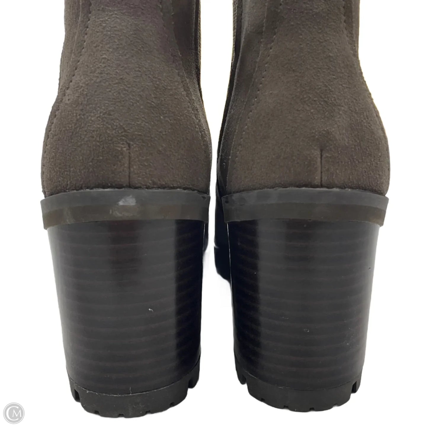 Boots Designer By Ugg In Grey, Size: 10