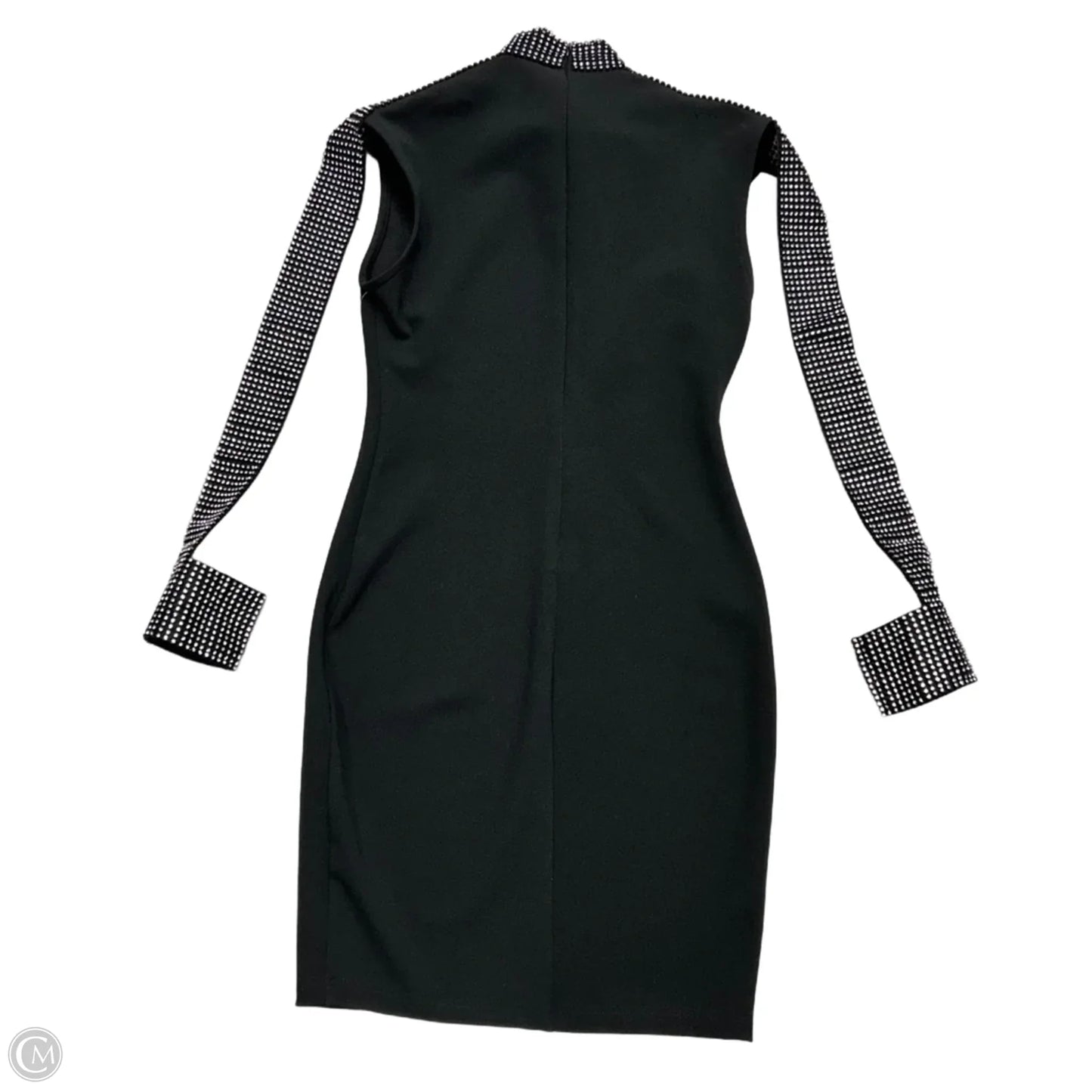 Dress Party Short By Voila In Black & Silver, Size: S