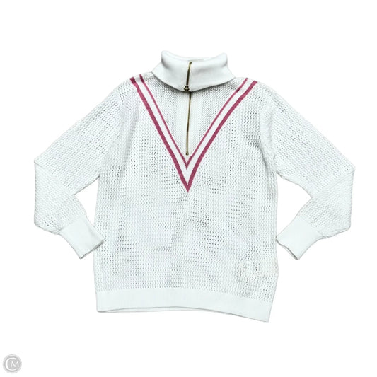 Sweatshirt Collar By Varley In White & Pink Size: Xs