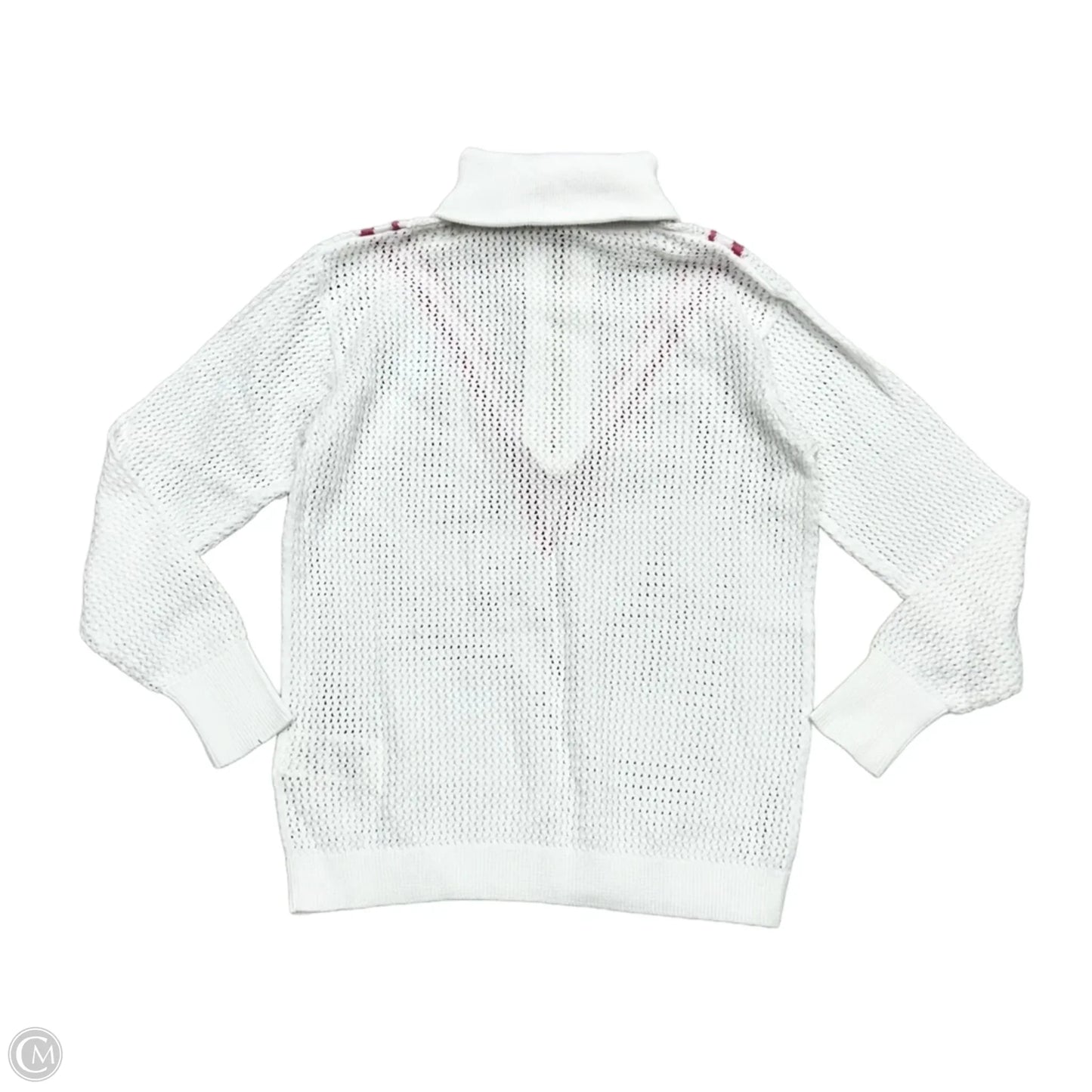 Sweatshirt Collar By Varley In White & Pink Size: Xs