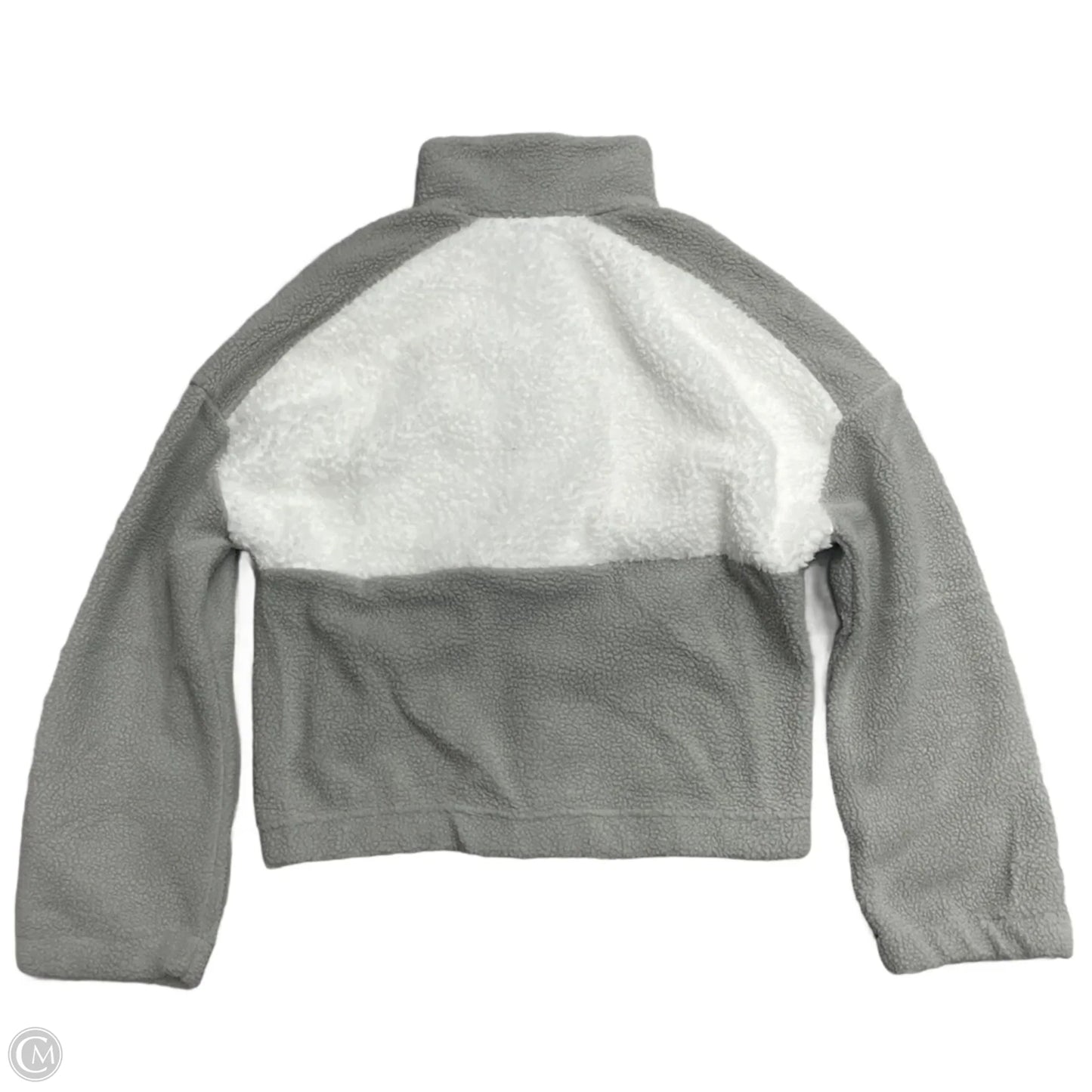 Jacket Fleece By Columbia In Grey & White, Size: Xs