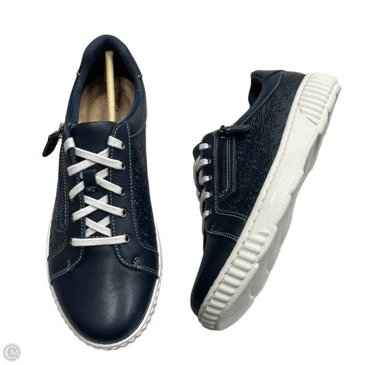 Shoes Sneakers By Clarks In Navy, Size: 8.5