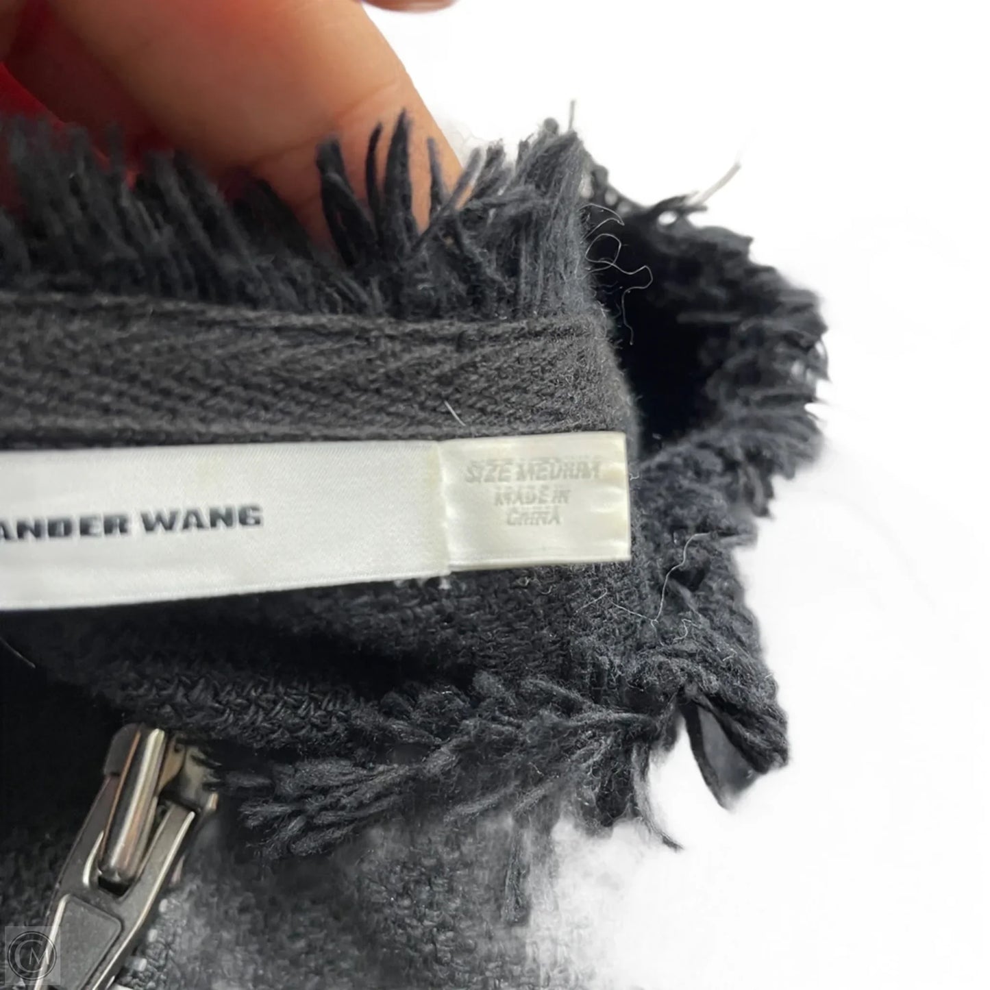 Jacket Luxury Designer By Alexander Wang In Black, Size: M