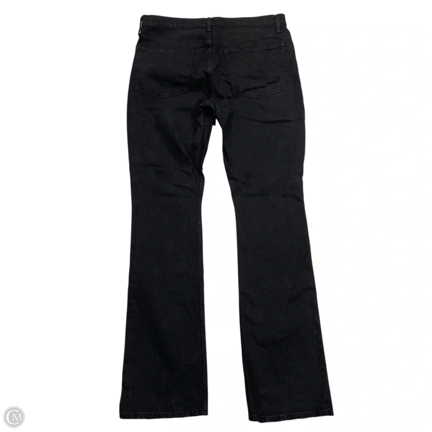 Jeans Boot Cut By Frame In Black Denim, Size: 12