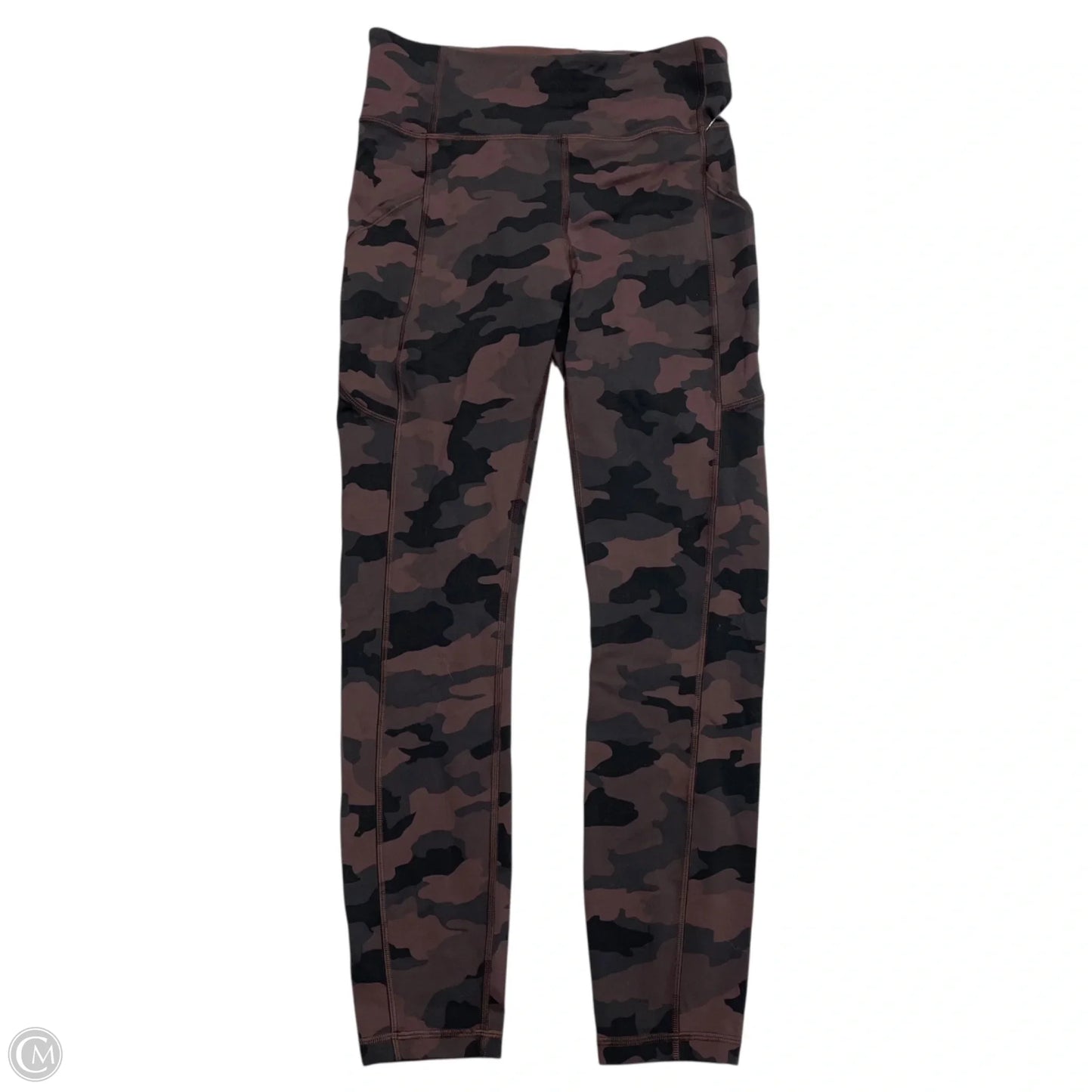 Athletic Leggings By Lululemon In Camouflage Print, Size: S