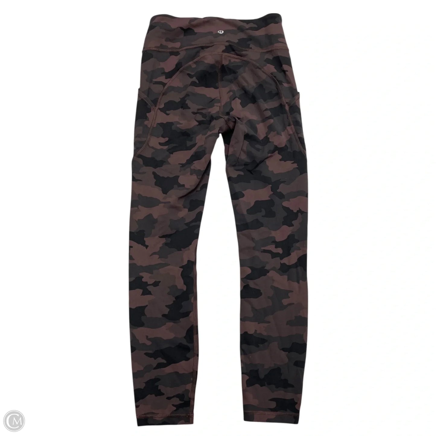 Athletic Leggings By Lululemon In Camouflage Print, Size: S