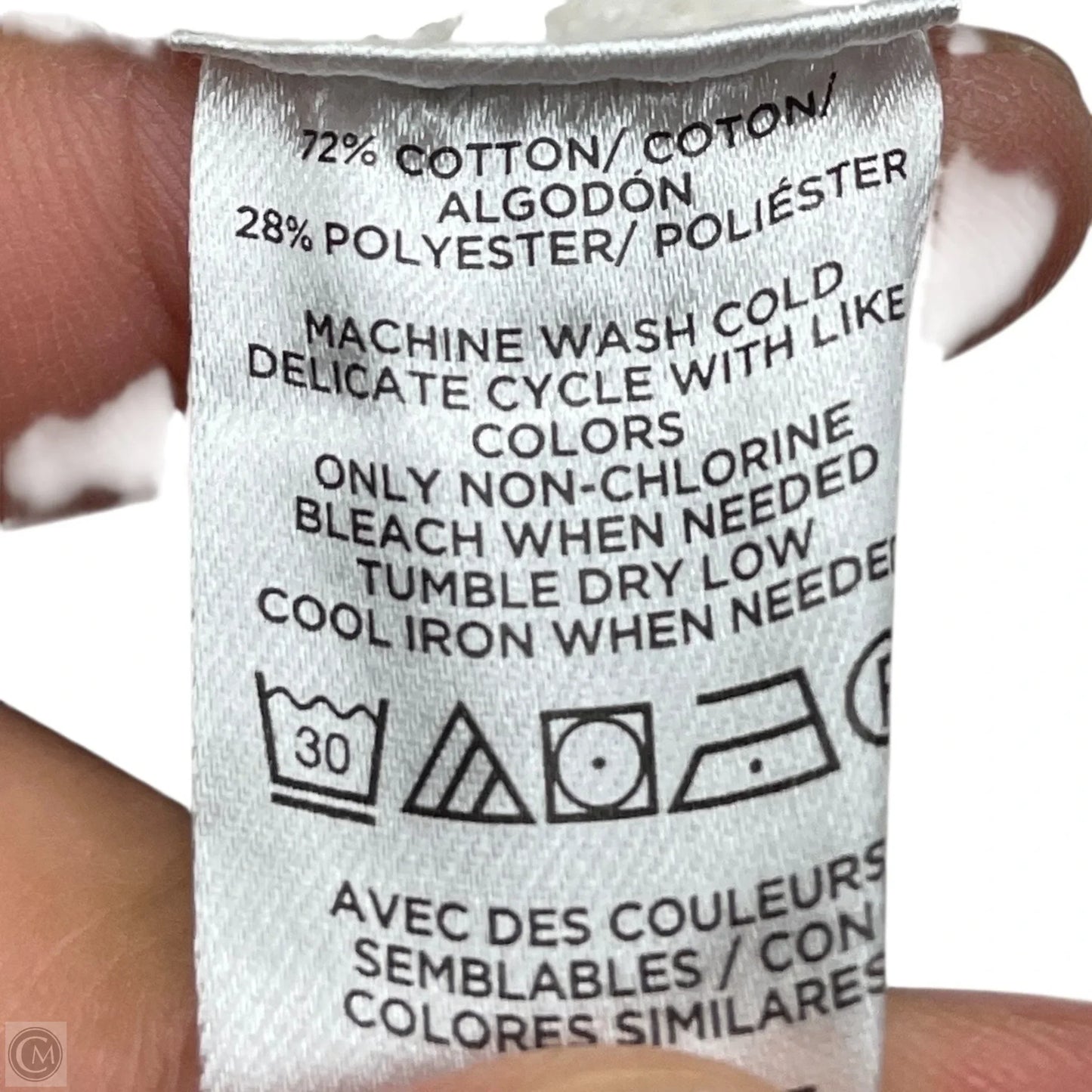 Vest Sweater By Loft In Blue & White, Size: Xxsp