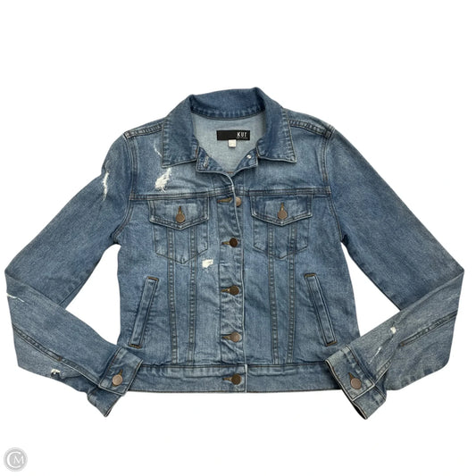 Jacket Denim By Kut In Blue Denim, Size: Xs
