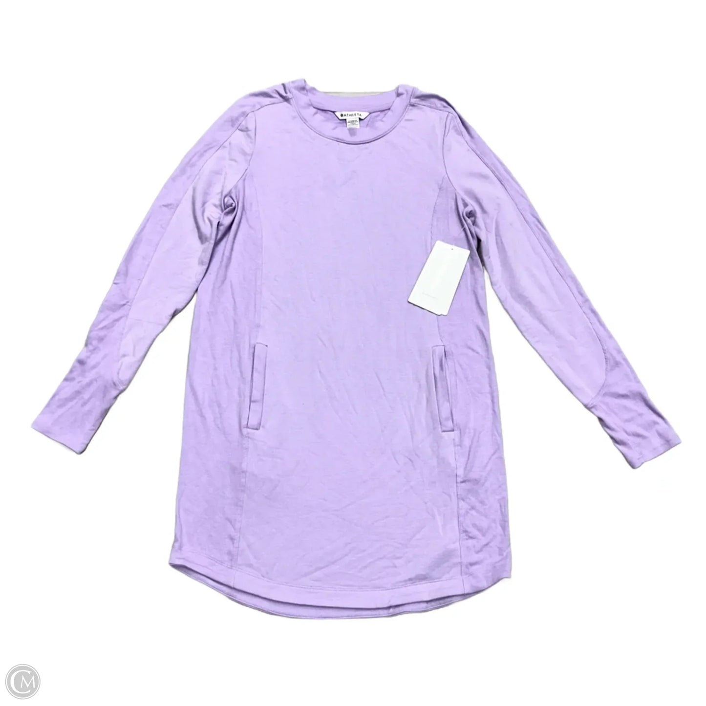 Athletic Sweatshirt Crewneck By Athleta In Purple, Size: S