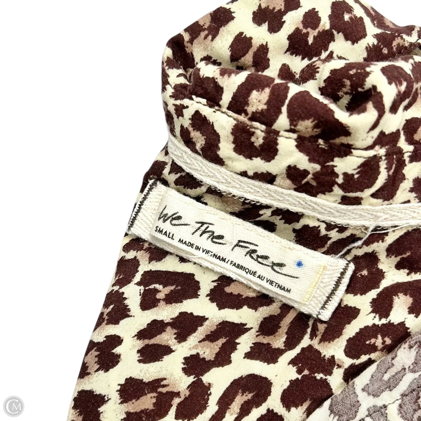 Top Short Sleeve By We The Free In Leopard Print, Size: S