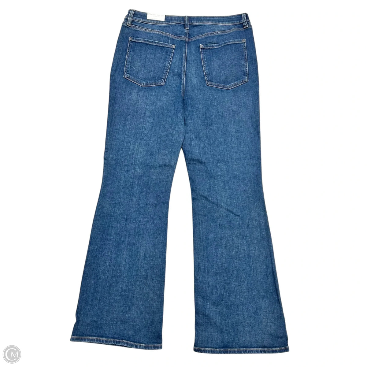 Jeans Flared By Chicos In Blue Denim, Size: 14