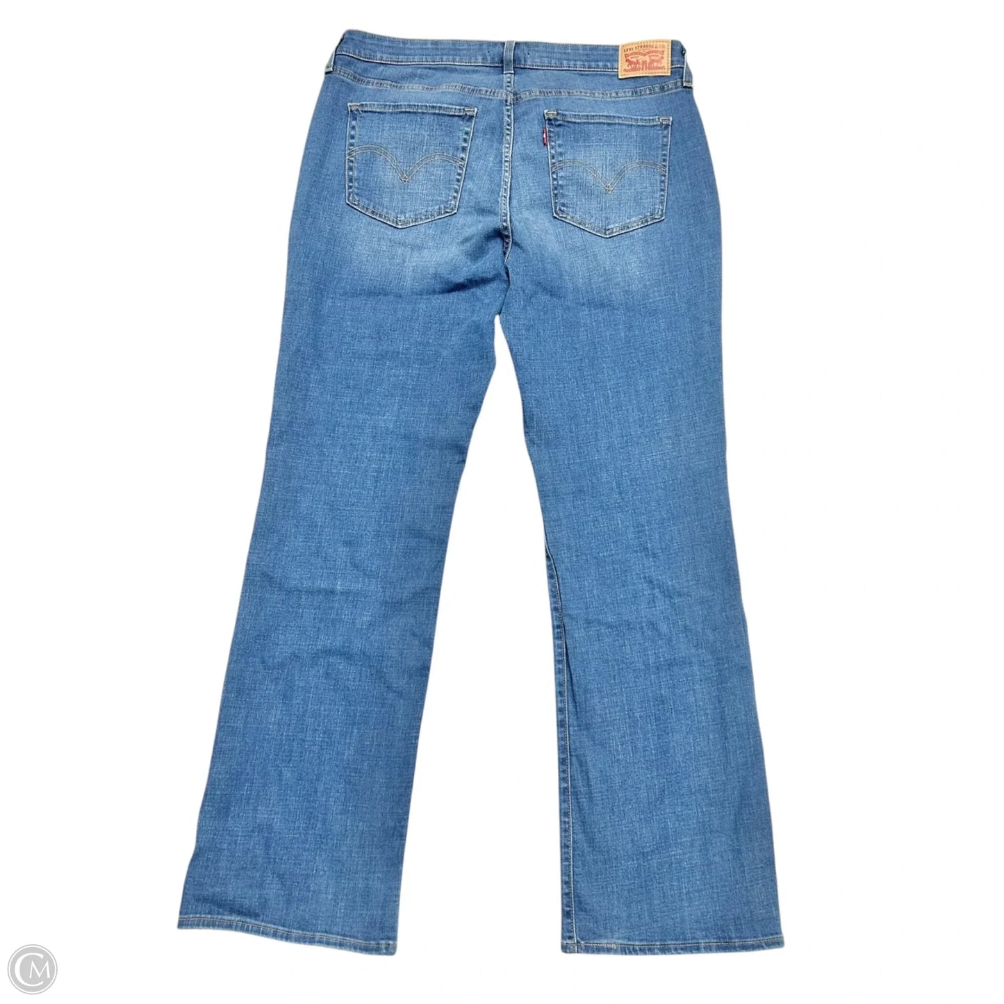 Jeans Boot Cut By Levis In Blue Denim, Size: 16