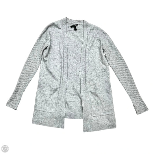 Sweater Cardigan Cashmere By Aqua In Grey, Size: S