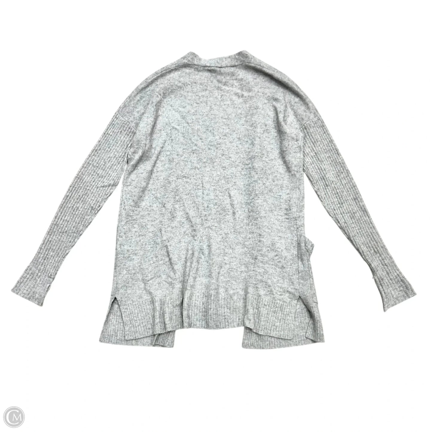 Sweater Cardigan Cashmere By Aqua In Grey, Size: S