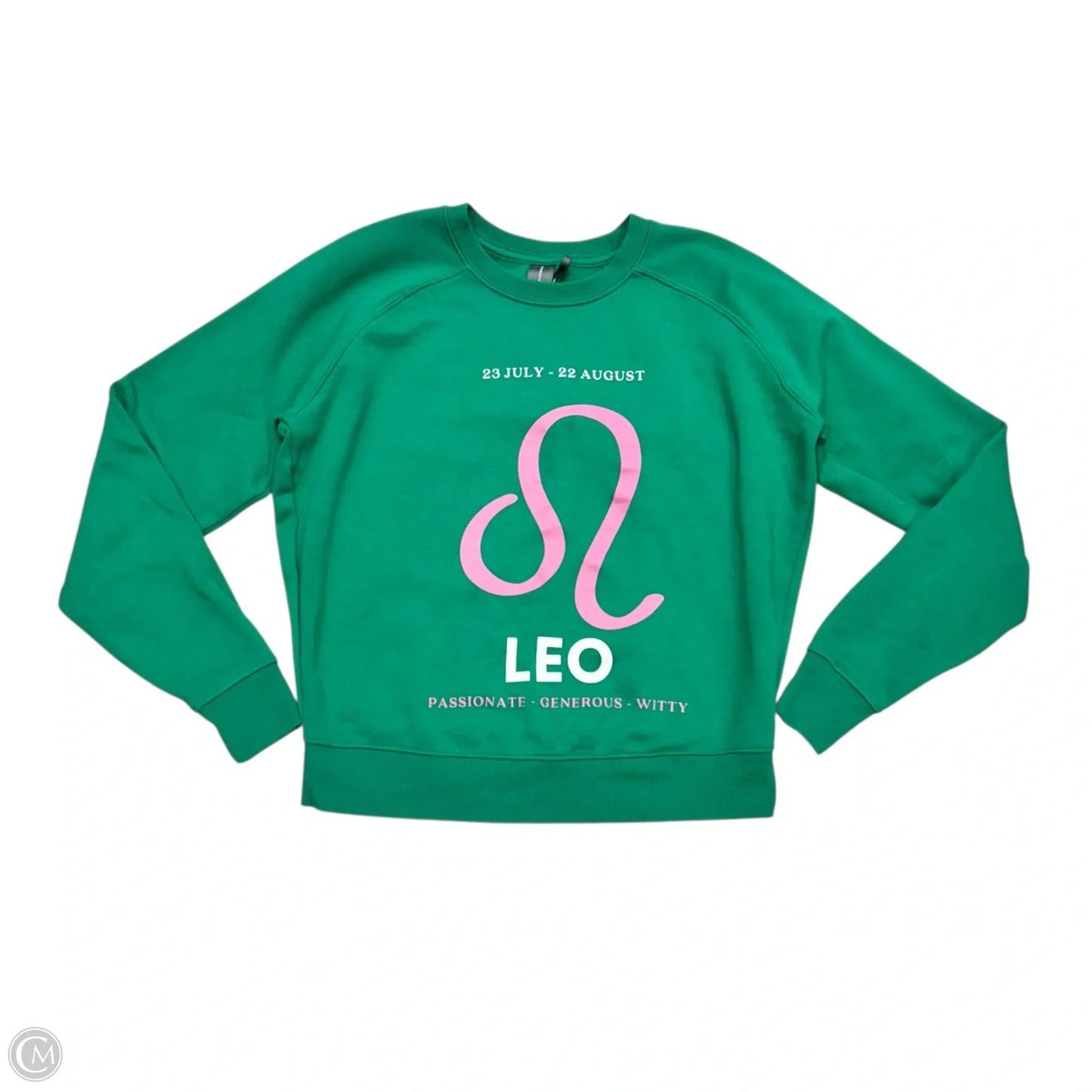 Sweatshirt Crewneck By Anthropologie In Green, Size: Xxs