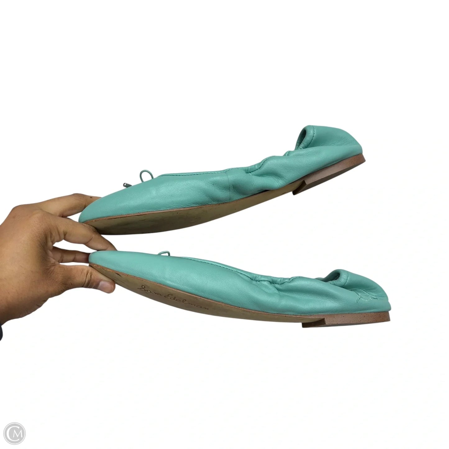 Shoes Flats By Sam Edelman In Teal, Size: 9.5