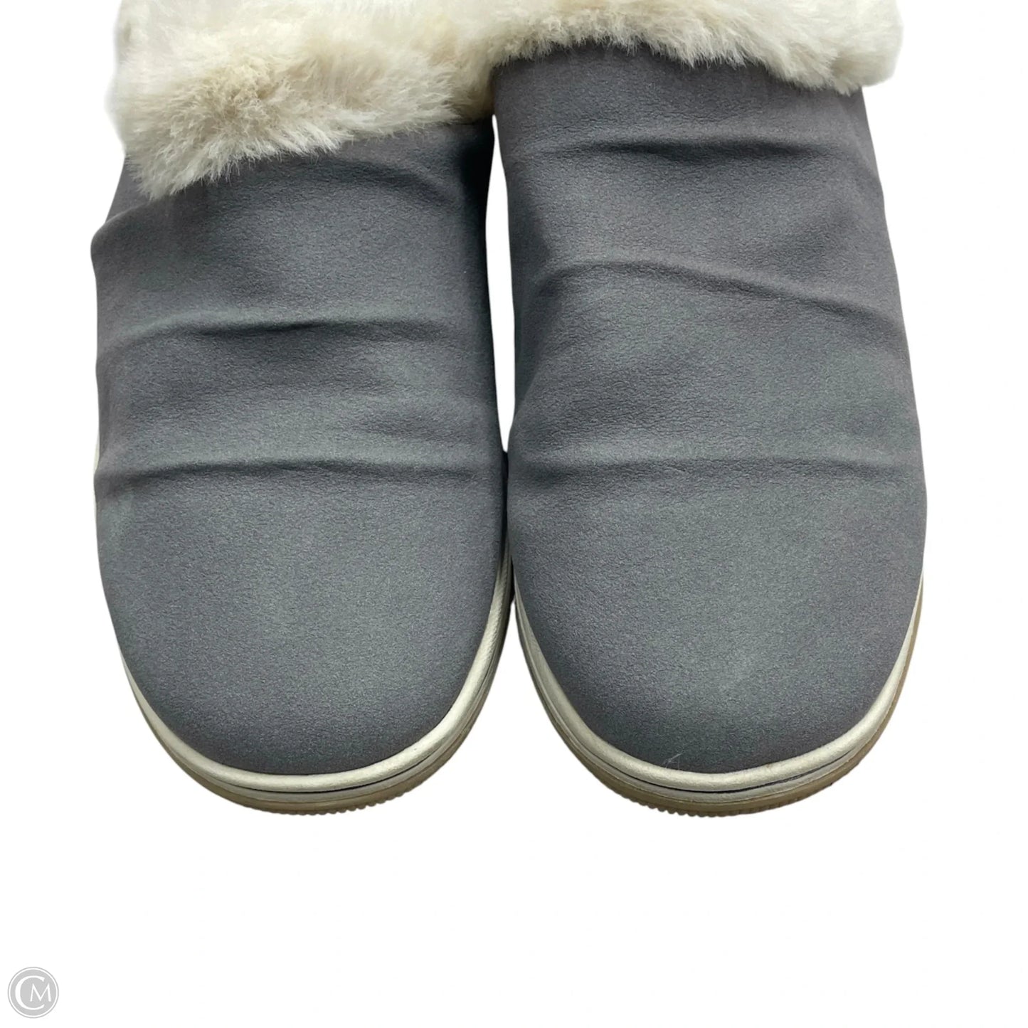 Shoes Flats By Clarks In Grey, Size: 7.5