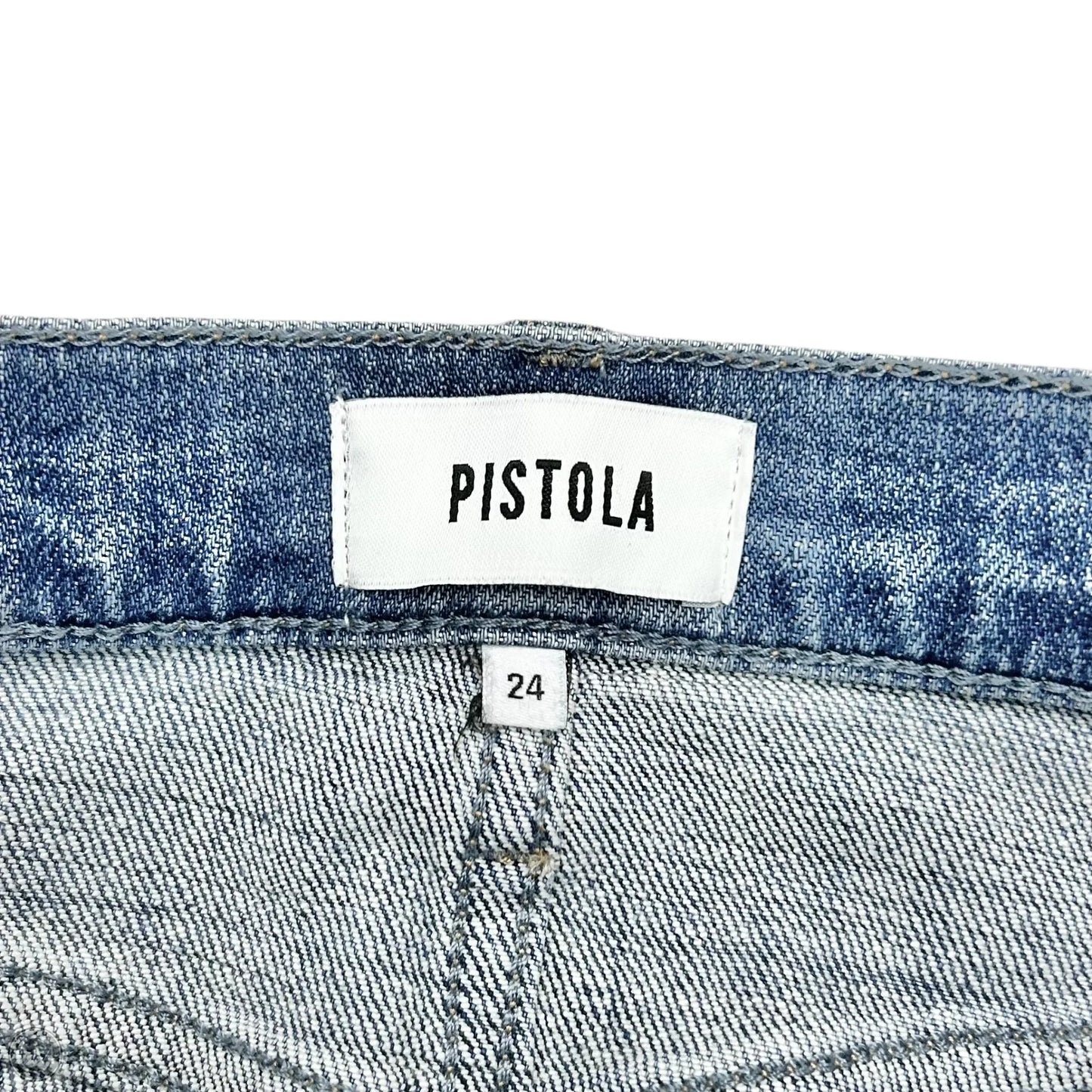 Jeans Straight By Agolde In Blue Denim, Size: 0