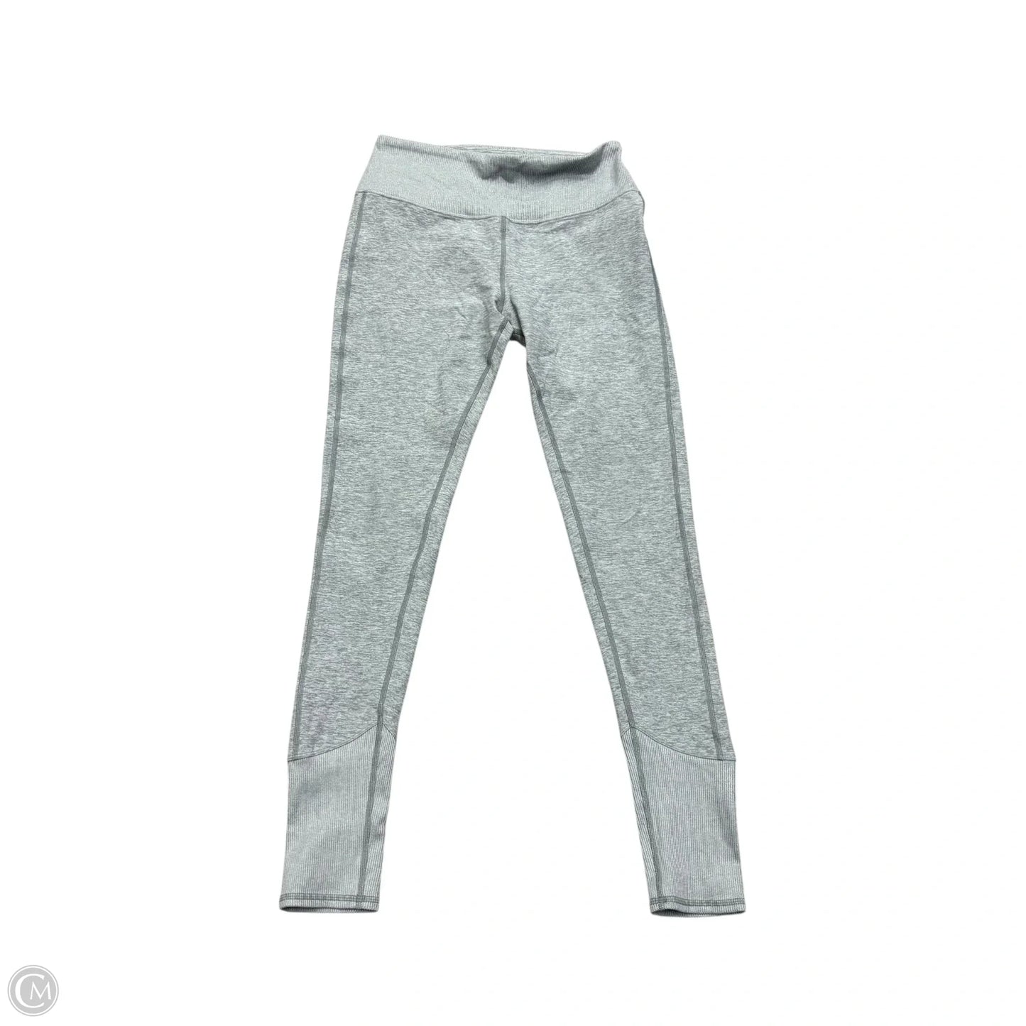 Athletic Leggings By Alo In Grey, Size: M