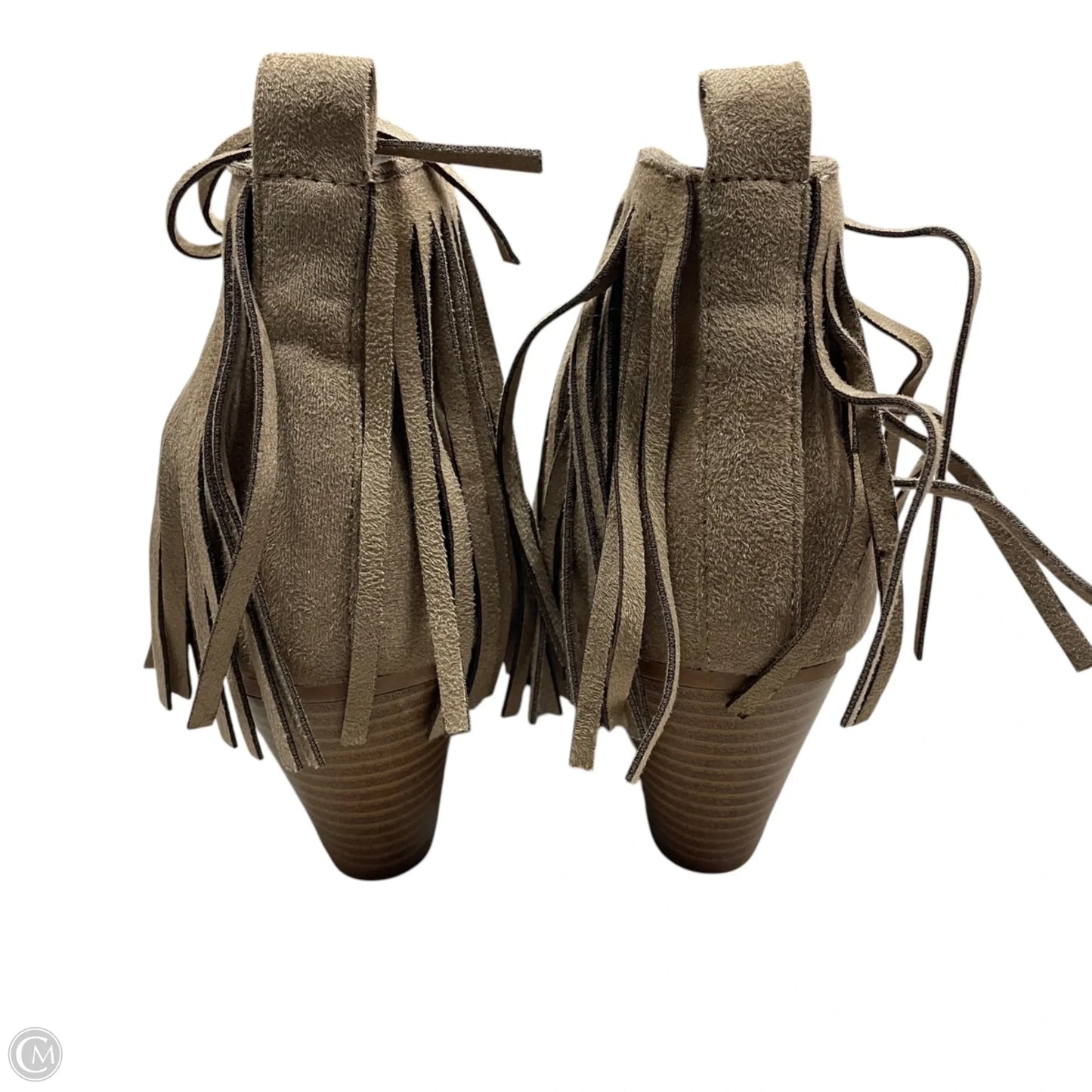 Boots Ankle Heels By Pierre Dumas In Tan, Size: 7.5