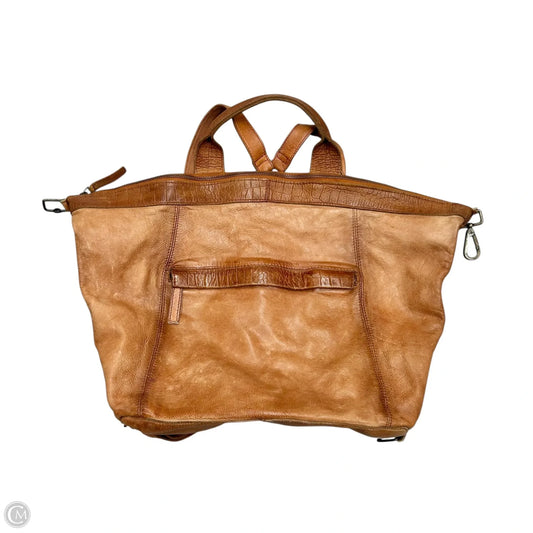 Handbag Leather By Free People, Size: Medium
