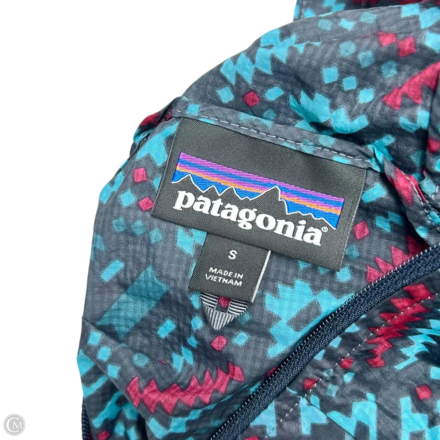 Athletic Jacket By Patagonia In Blue & Red, Size: S