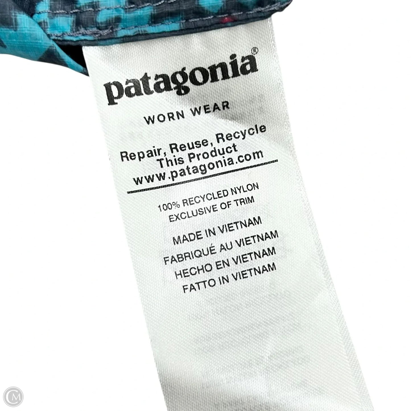 Athletic Jacket By Patagonia In Blue & Red, Size: S