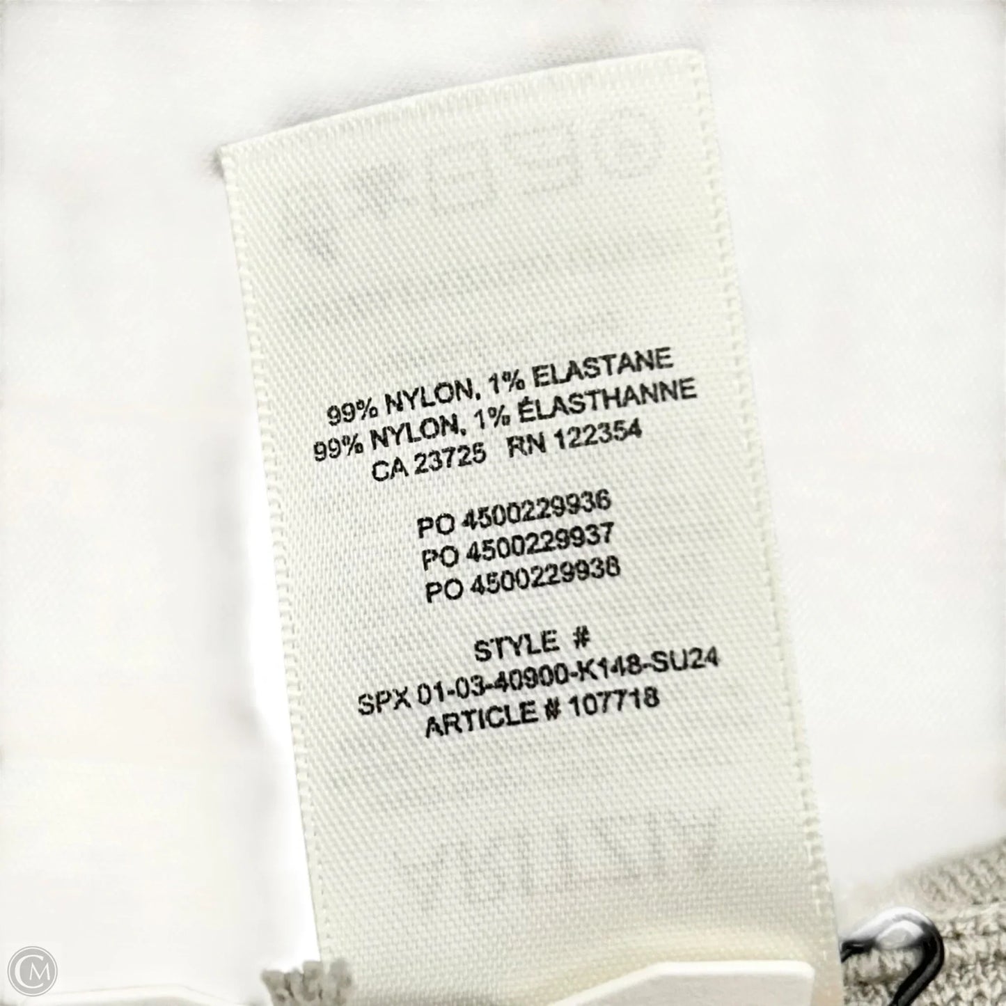 Top Sleeveless By Babaton In Grey, Size: L