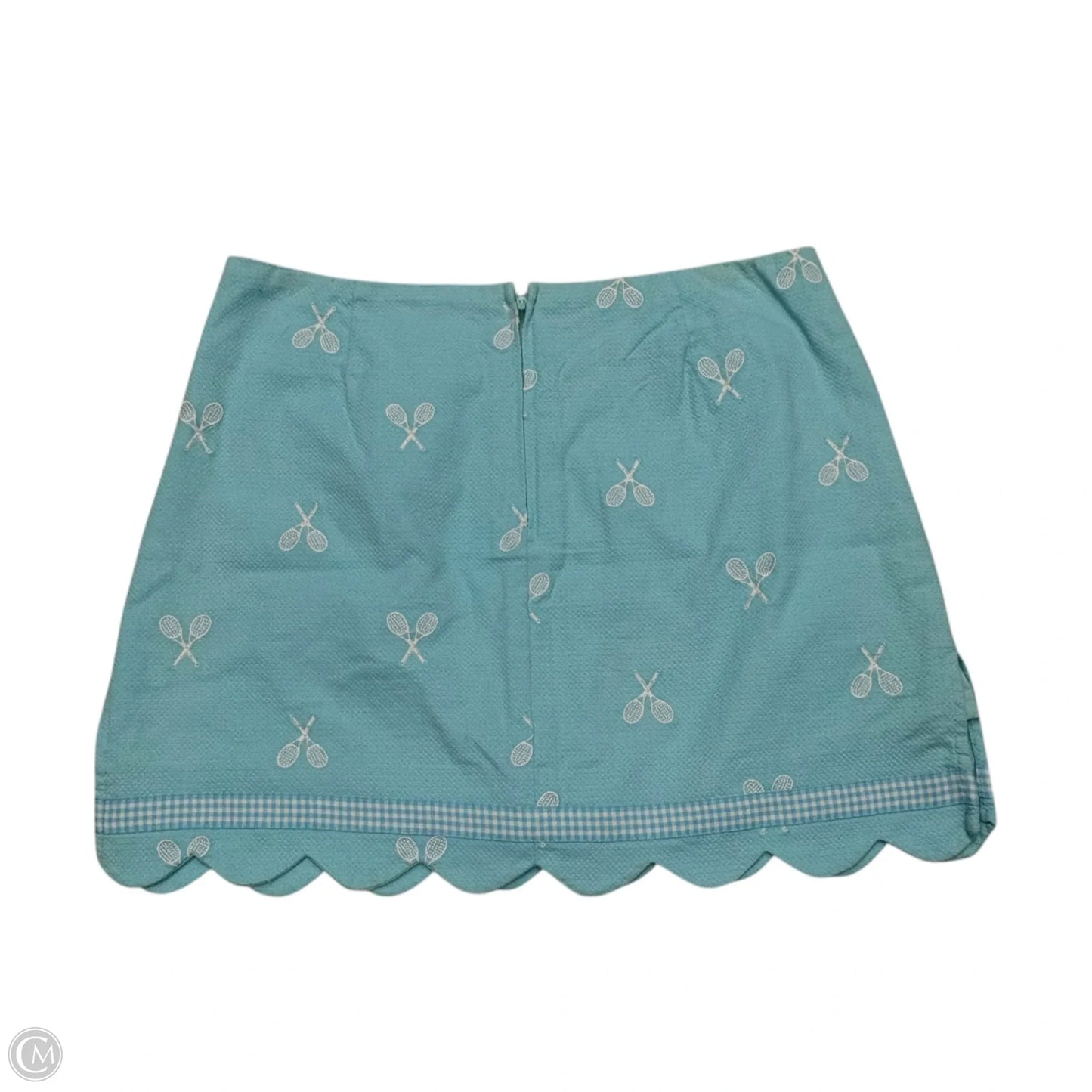 Skirt Designer By Lilly Pulitzer In Blue & White, Size: 6