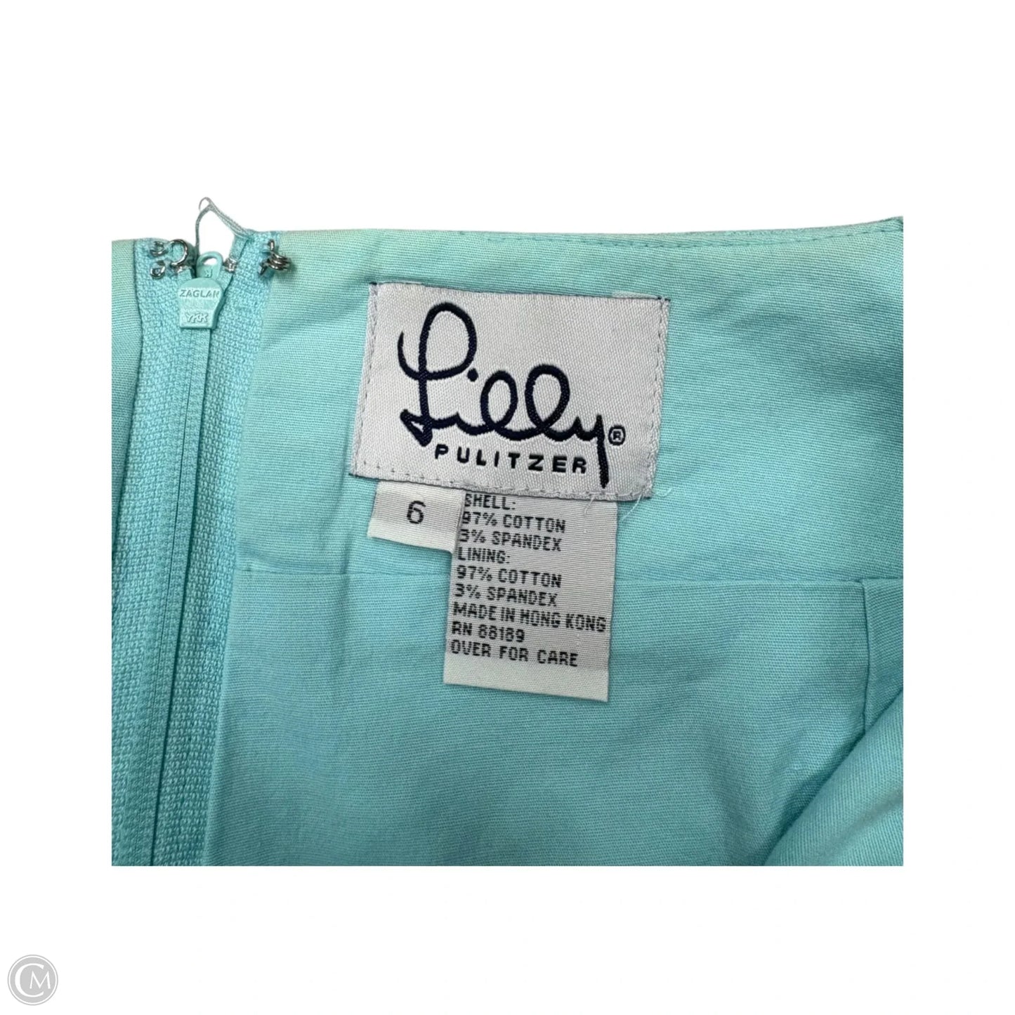 Skirt Designer By Lilly Pulitzer In Blue & White, Size: 6