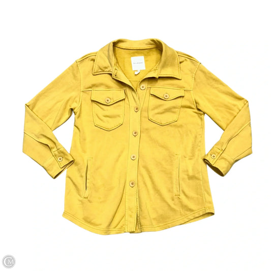 Jacket Shirt By Avec Les Filles In Yellow, Size: M