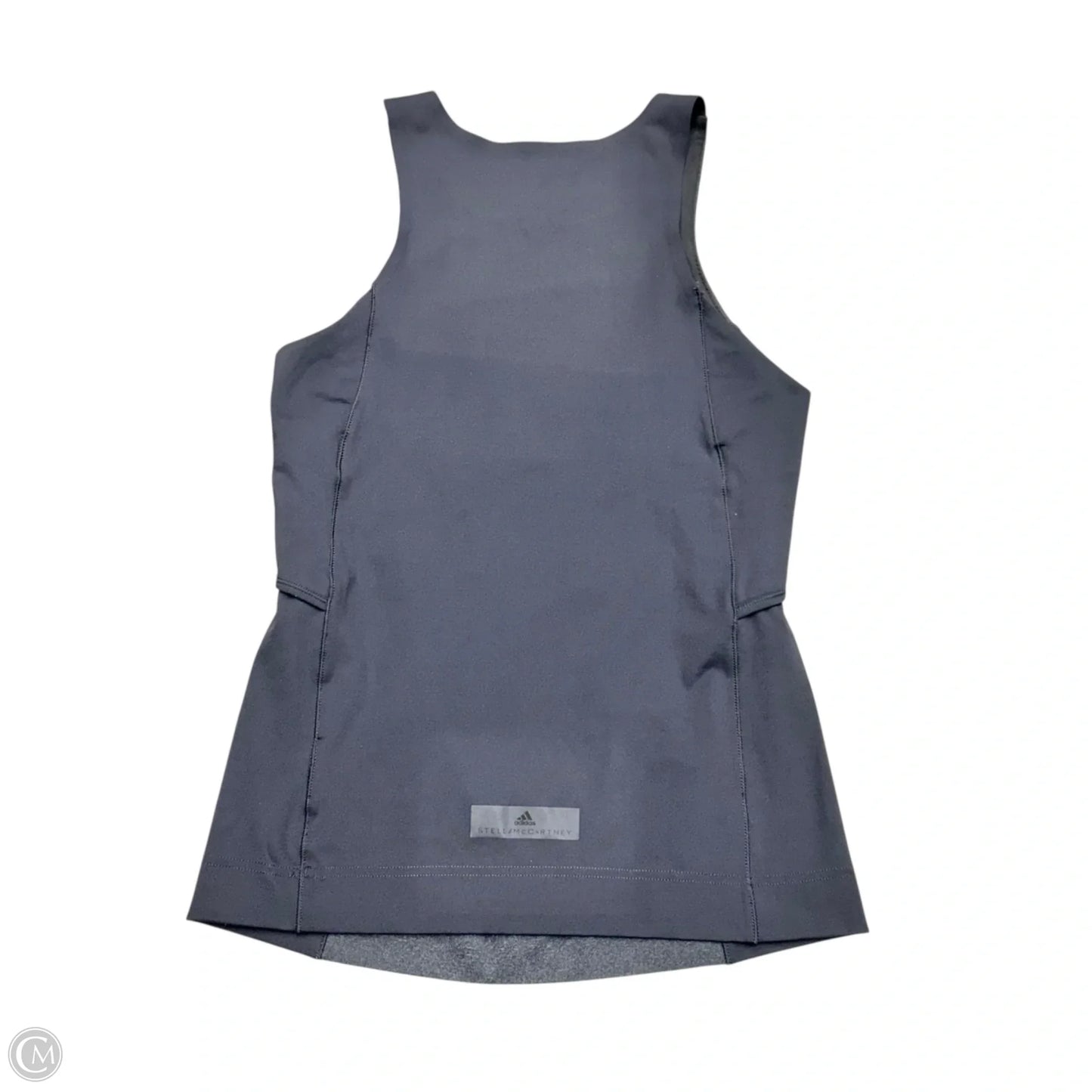 Athletic Tank Top By Adidas In Grey, Size: M