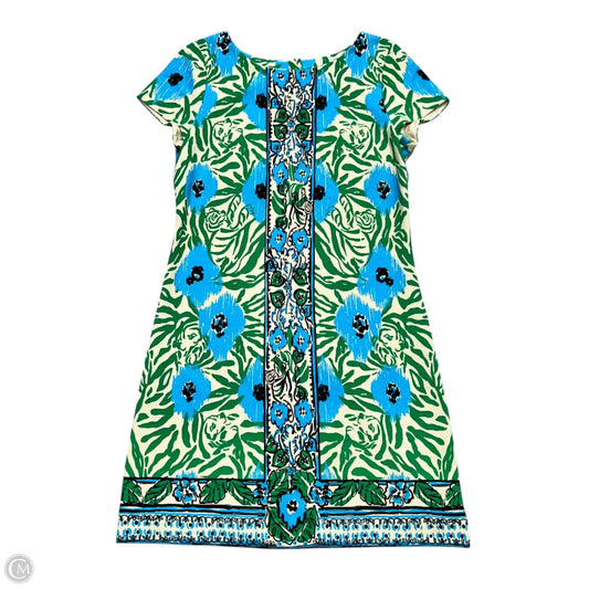 Dress Designer By Lilly Pulitzer In Blue & Green, Size: L
