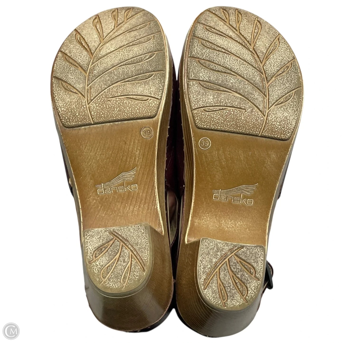 Shoes Heels Block By Dansko In Maroon, Size: 8.5
